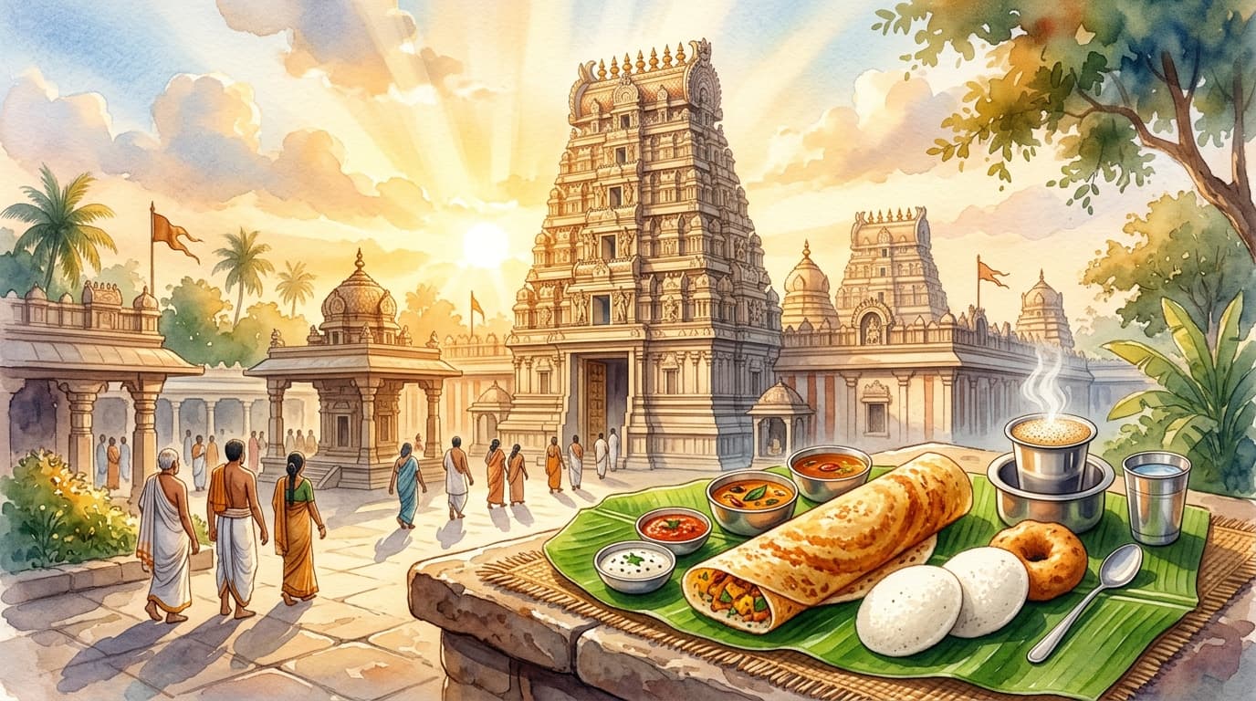 Mantralayam Temple and Feast Background
